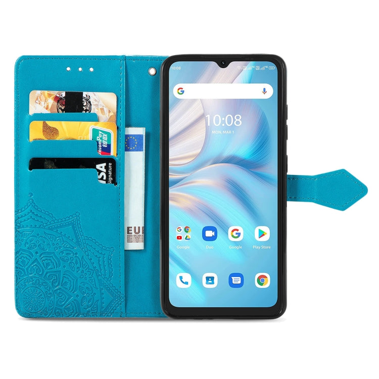 For UMIDIGI A13S Mandala Flower Embossed Leather Phone Case