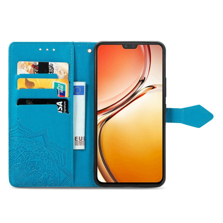 For vivo V23 5G Mandala Flower Embossed Leather Phone Case