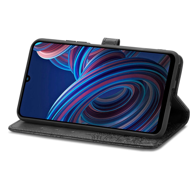 For ZTE Blade A72 4G Mandala Flower Embossed Leather Phone Case