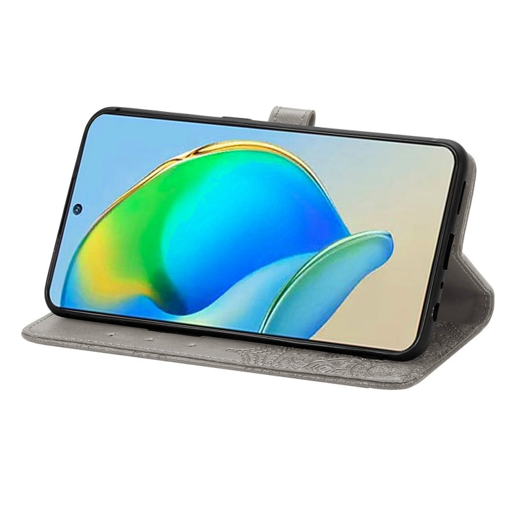 For ZTE Blade V40S Mandala Flower Embossed Leather Phone Case