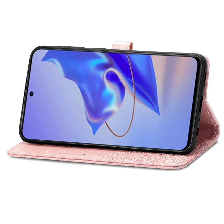 For ZTE Blade V40 Pro Mandala Flower Embossed Leather Phone Case