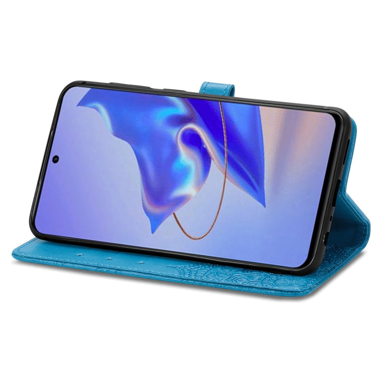 For ZTE Blade V40 Pro Mandala Flower Embossed Leather Phone Case