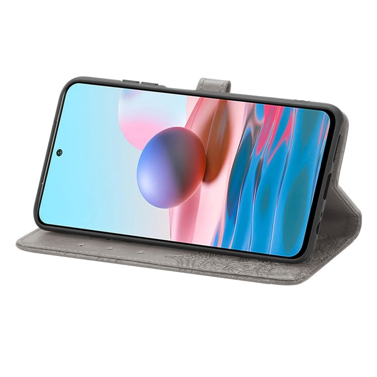 For Xiaomi Redmi Note 10S Mandala Flower Embossed Leather Phone Case