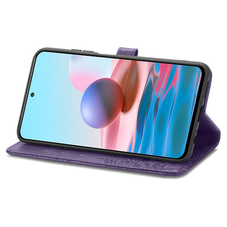 For Xiaomi Redmi Note 10S Mandala Flower Embossed Leather Phone Case