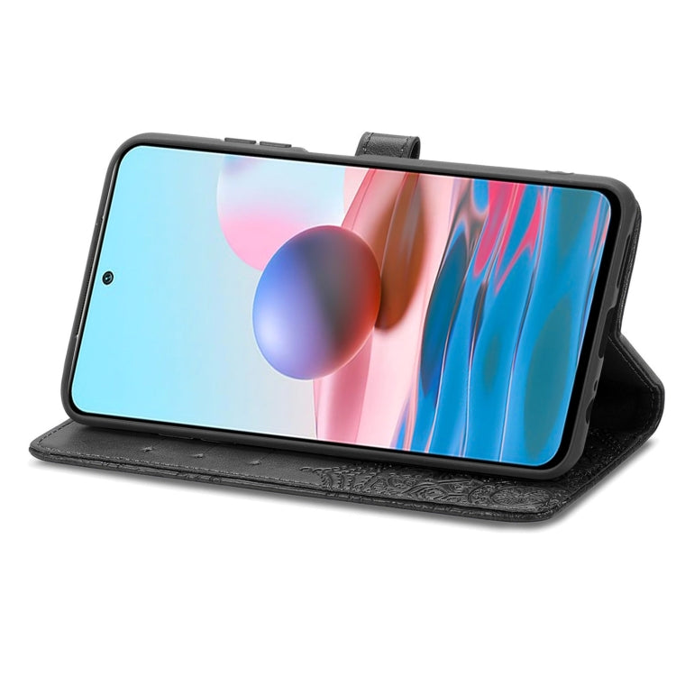 For Xiaomi Redmi Note 10S Mandala Flower Embossed Leather Phone Case