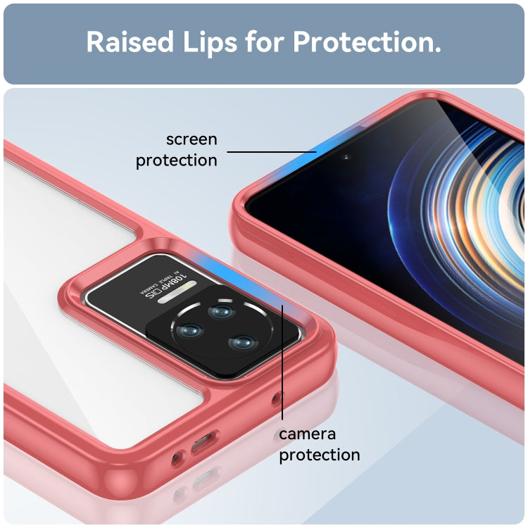 For Xiaomi Redmi K60E Colorful Series Acrylic + TPU Phone Case