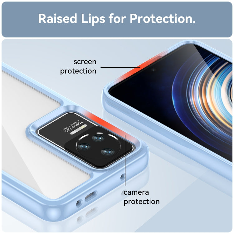 For Xiaomi Redmi K60E Colorful Series Acrylic + TPU Phone Case