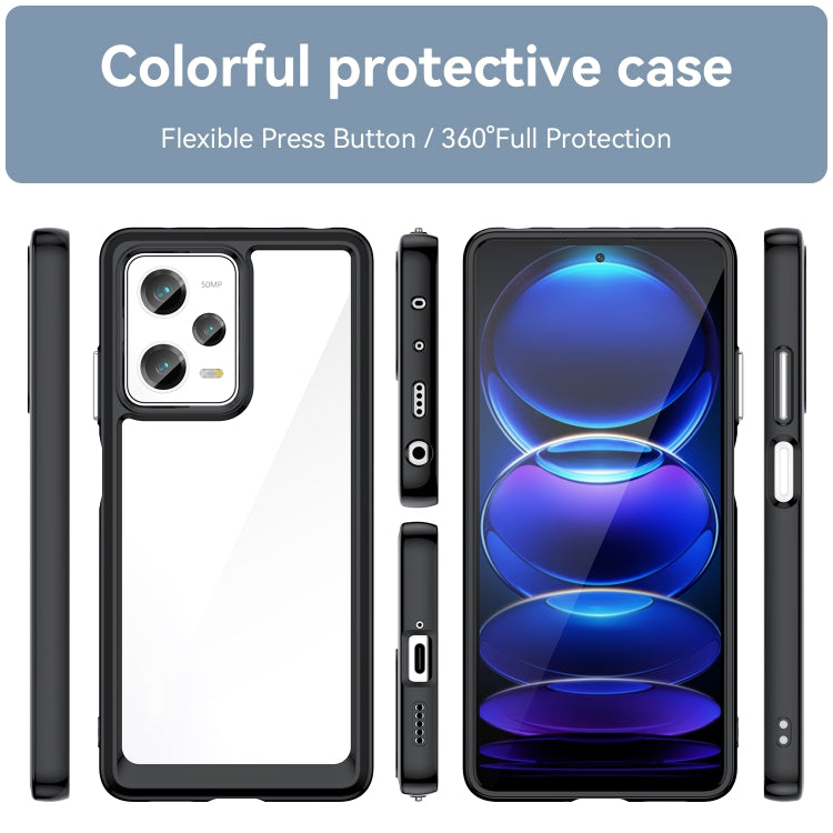 For Xiaomi Redmi Note 12 Pro Speed Colorful Series Acrylic + TPU Phone Case