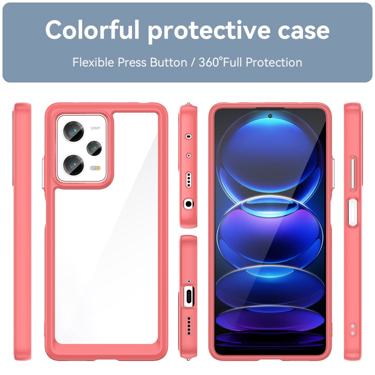 For Xiaomi Redmi Note 12 Pro Speed Colorful Series Acrylic + TPU Phone Case