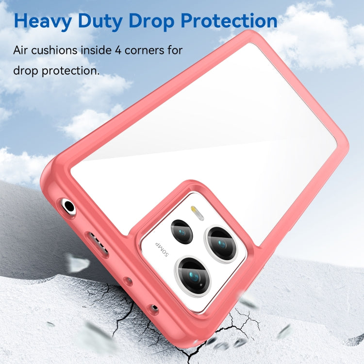 For Xiaomi Redmi Note 12 Pro Speed Colorful Series Acrylic + TPU Phone Case