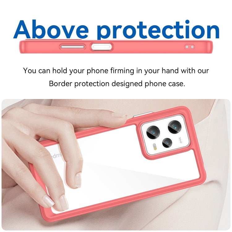 For Xiaomi Redmi Note 12 Pro Speed Colorful Series Acrylic + TPU Phone Case