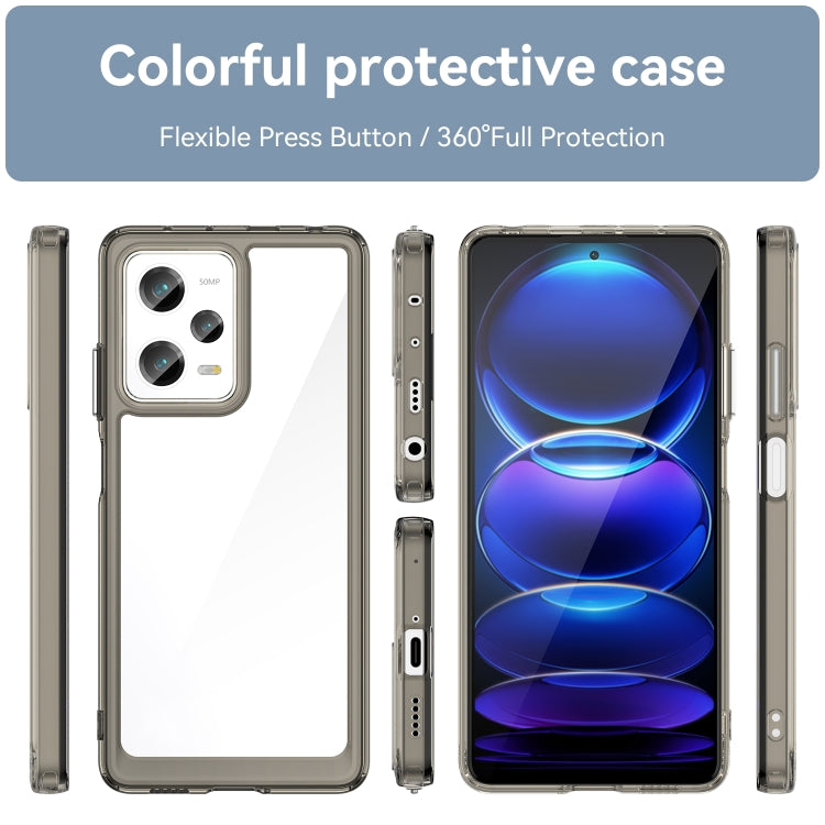 For Xiaomi Redmi Note 12 Pro Speed Colorful Series Acrylic + TPU Phone Case