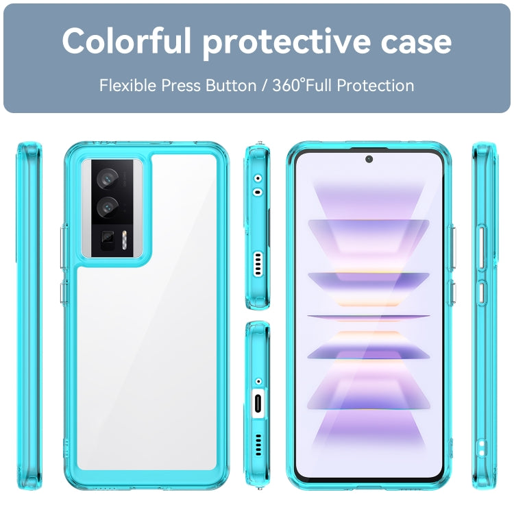 For Xiaomi Redmi K60 Pro Colorful Series Acrylic + TPU Phone Case