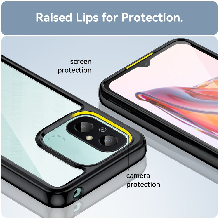 For Xiaomi Redmi 12C Colorful Series Acrylic + TPU Phone Case