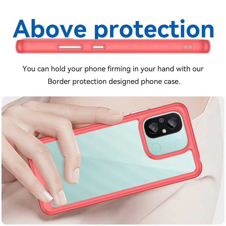 For Xiaomi Redmi 12C Colorful Series Acrylic + TPU Phone Case