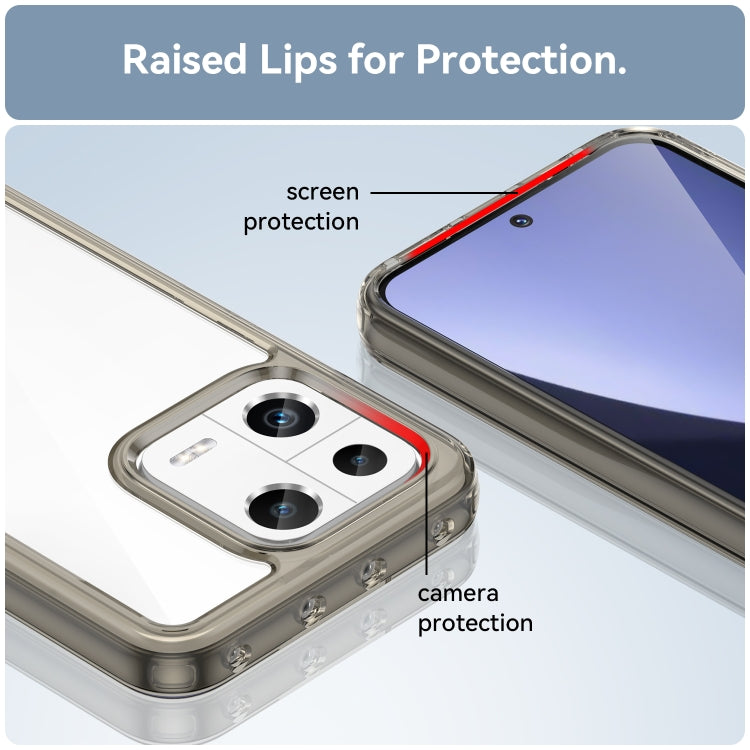 For Xiaomi 13 Colorful Series Acrylic + TPU Phone Case