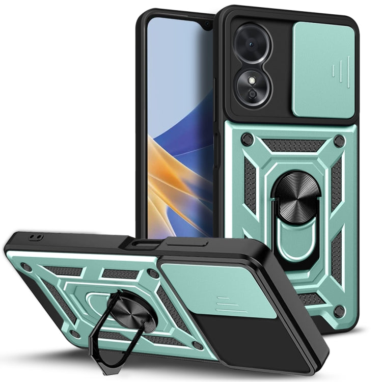 For OPPO A17 Sliding Camera Cover Design Phone Case