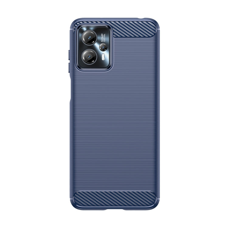 For Motorola Moto G13 Brushed Texture Carbon Fiber TPU Phone Case