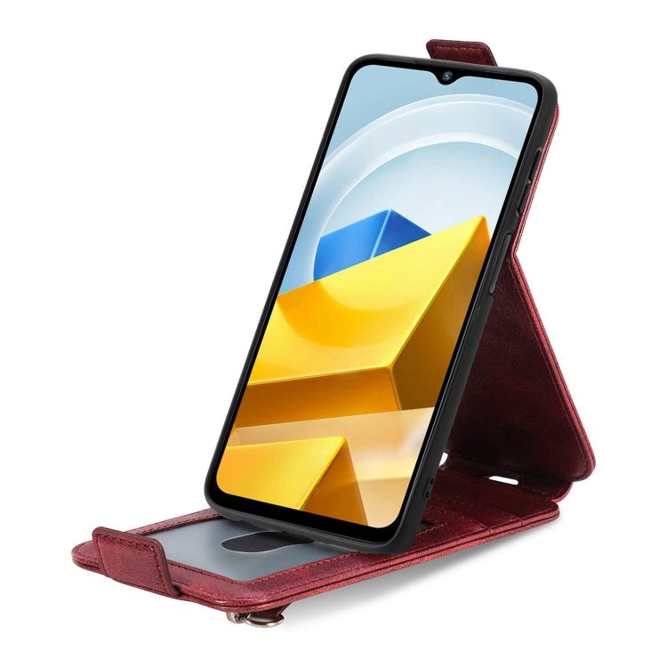 For Xiaomi Redmi Note 12 Zipper Wallet Vertical Flip Leather Phone Case