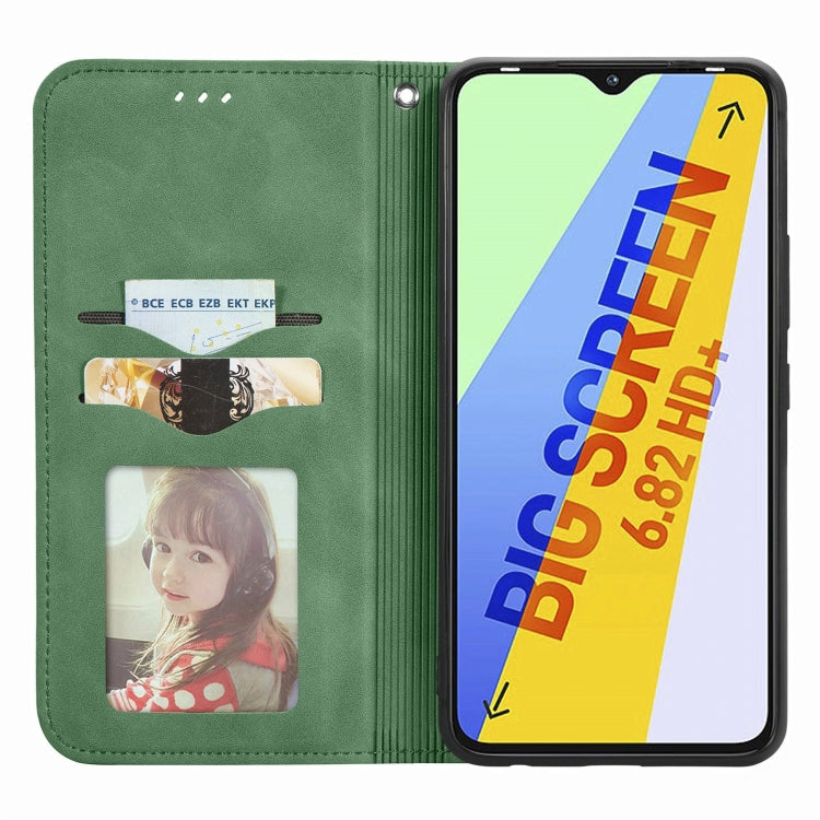 For Infinix Smart 6 Plus Retro Skin Feel Magnetic Flip Leather Phone Case