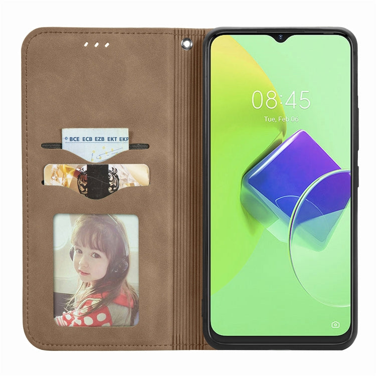 For Tecno Spark 9 Pro Retro Skin Feel Magnetic Flip Leather Phone Case