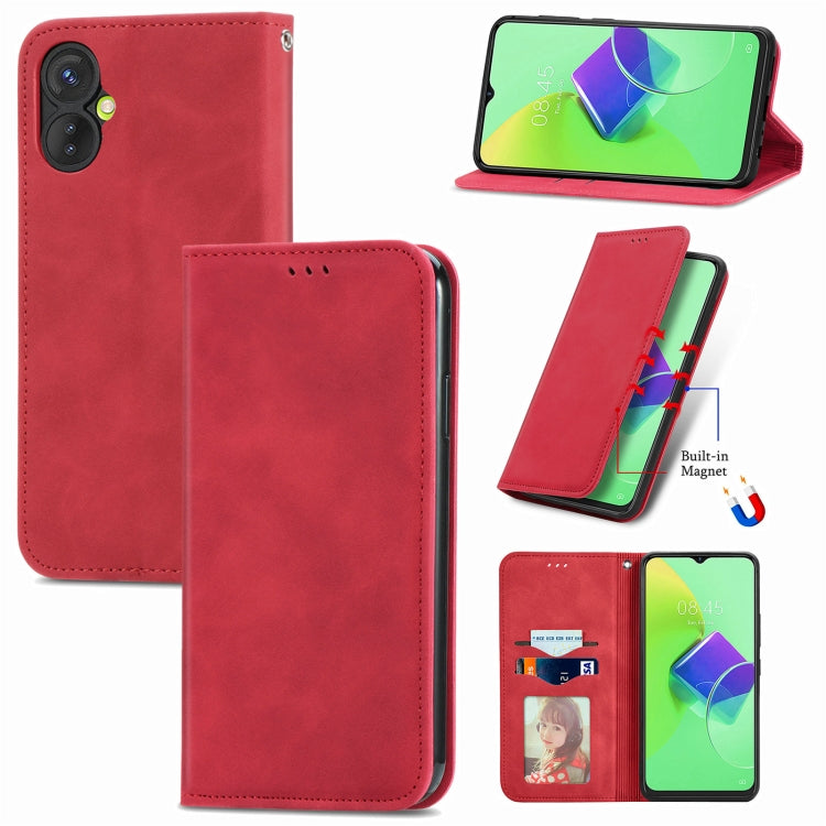 For Tecno Spark 9 Pro Retro Skin Feel Magnetic Flip Leather Phone Case