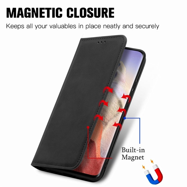 For Xiaomi Mi 11 Ultra Retro Skin Feel Magnetic Flip Leather Phone Case