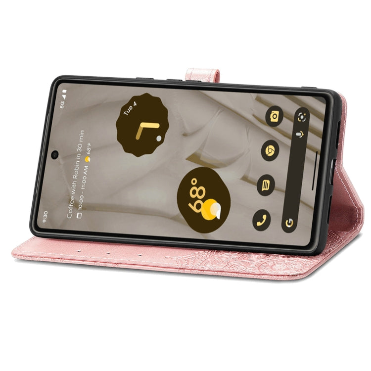 For Google Pixel 7A Mandala Flower Embossed Leather Phone Case