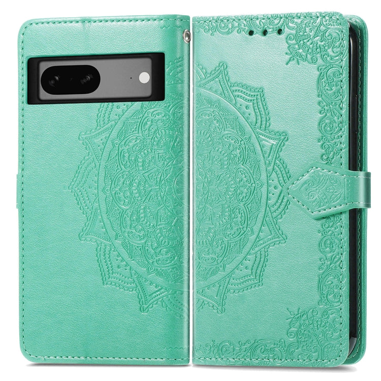 For Google Pixel 7A Mandala Flower Embossed Leather Phone Case