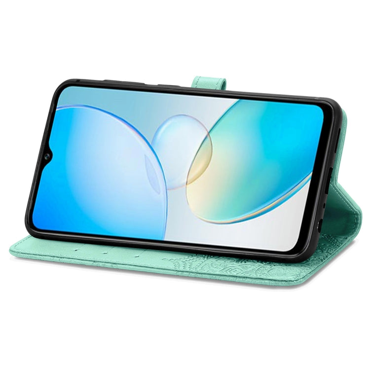 For Infinix Hot 12 Pro Mandala Flower Embossed Leather Phone Case