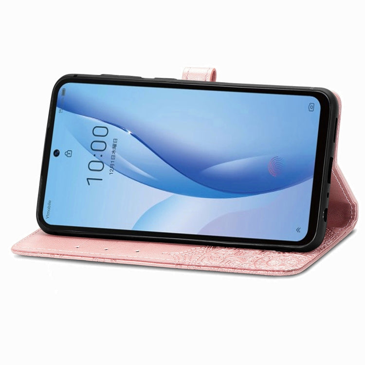 For ZTE Libero 5G III Mandala Flower Embossed Leather Phone Case