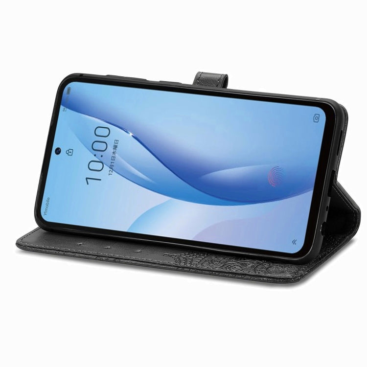 For ZTE Libero 5G III Mandala Flower Embossed Leather Phone Case