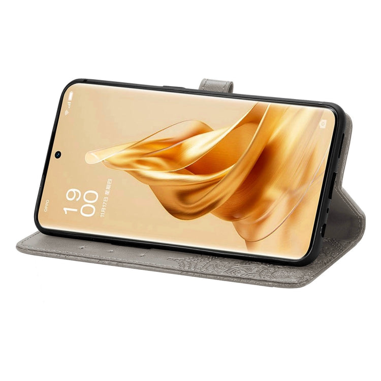 For OPPO Reno9 Mandala Flower Embossed Leather Phone Case