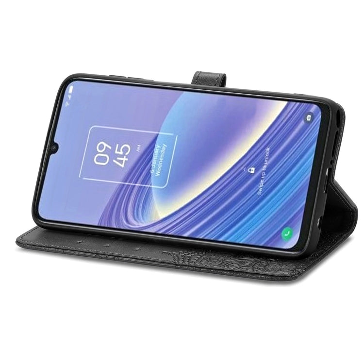 For TCL 40 SE Mandala Flower Embossed Leather Phone Case