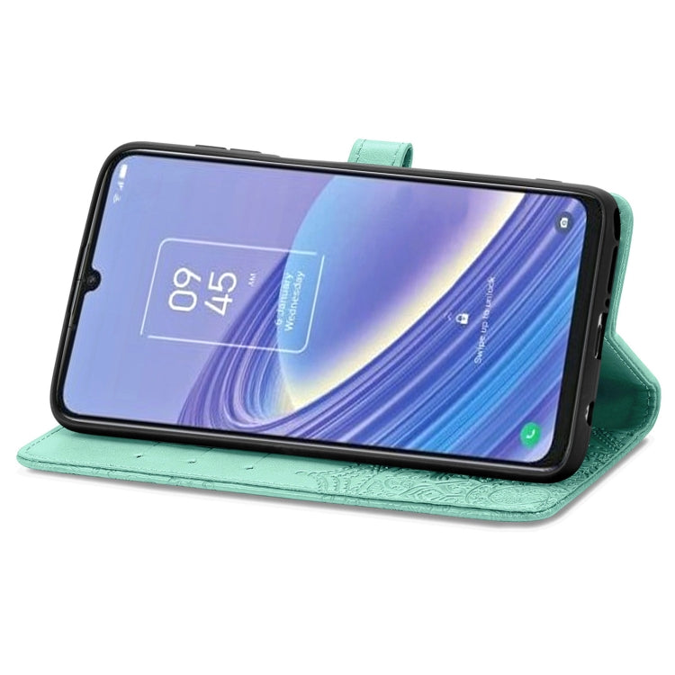 For TCL 40 SE Mandala Flower Embossed Leather Phone Case