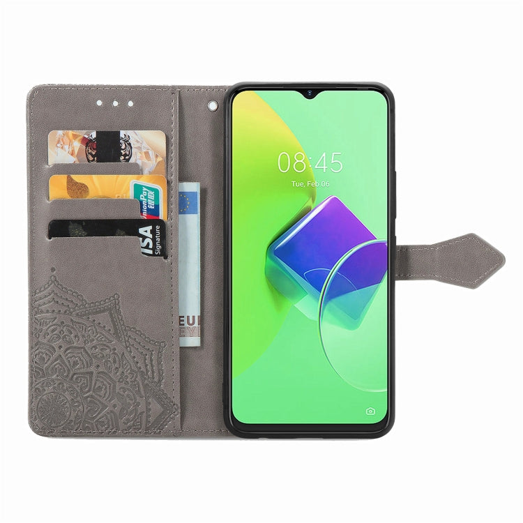 For Tecno Spark 9 Pro Mandala Flower Embossed Leather Phone Case