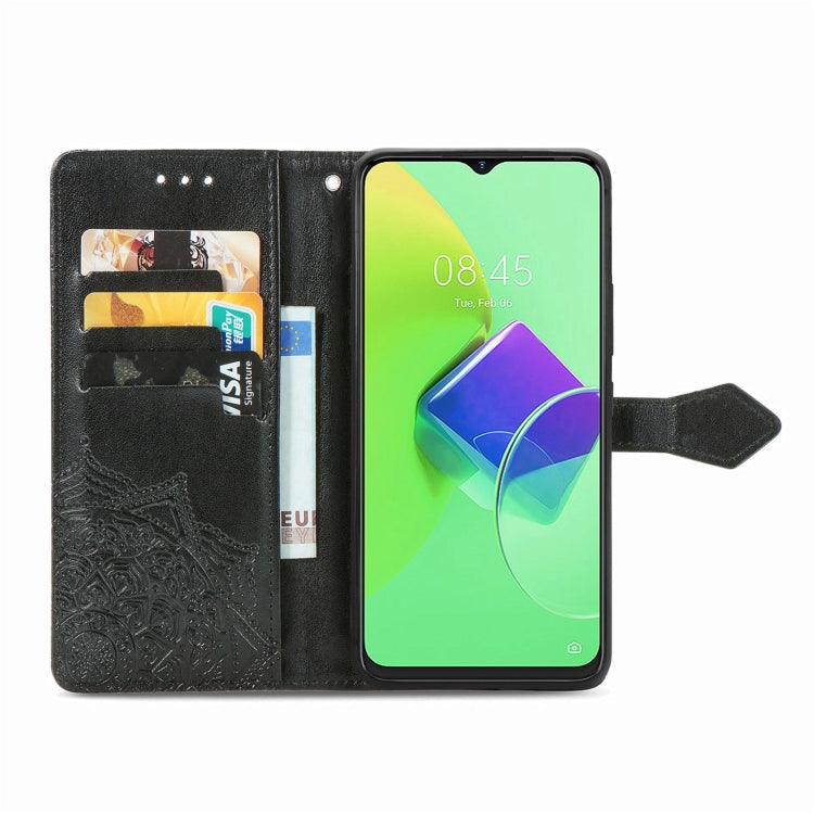 For Tecno Spark 9 Pro Mandala Flower Embossed Leather Phone Case