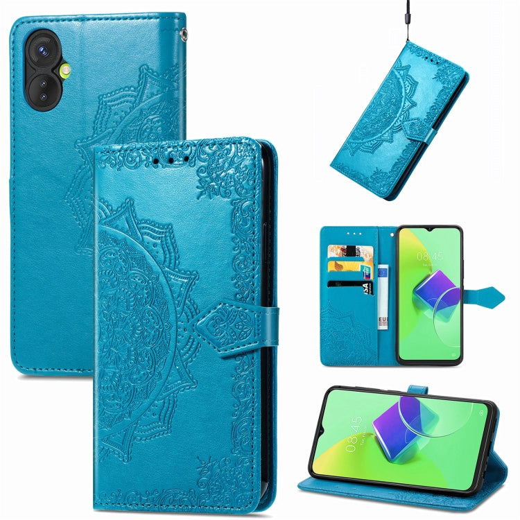 For Tecno Spark 9 Pro Mandala Flower Embossed Leather Phone Case