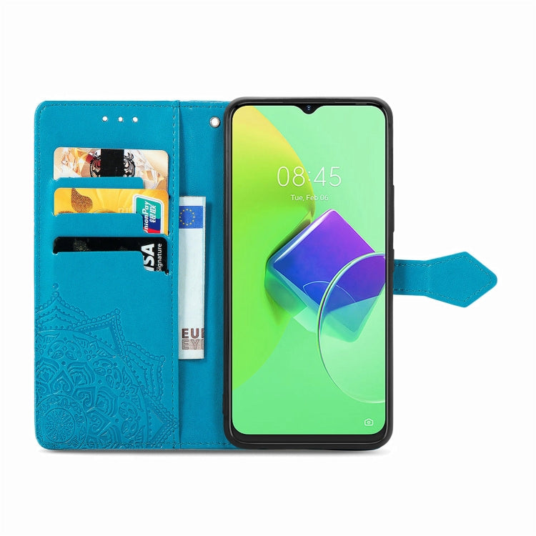 For Tecno Spark 9 Pro Mandala Flower Embossed Leather Phone Case