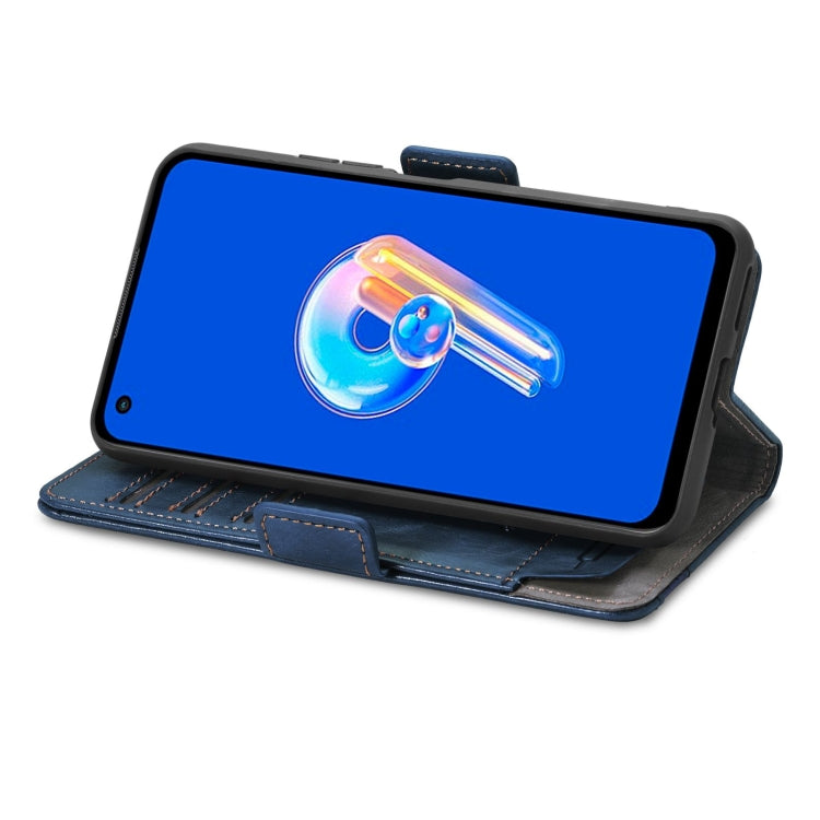 For Asus Zenfone 9 CaseNeo Splicing Dual Magnetic Buckle Leather Phone Case