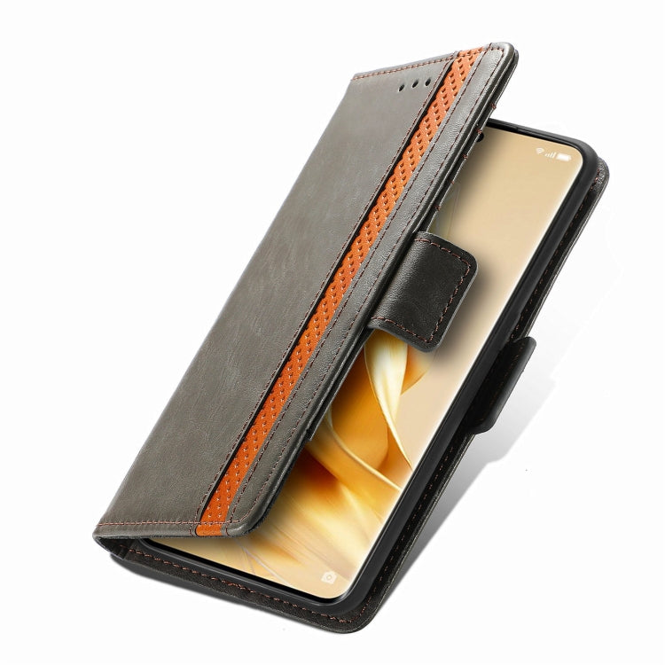 For OPPO Reno9 CaseNeo Splicing Dual Magnetic Buckle Leather Phone Case