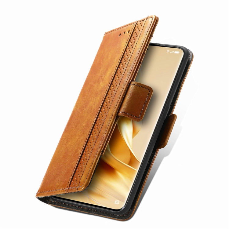 For OPPO Reno9 CaseNeo Splicing Dual Magnetic Buckle Leather Phone Case