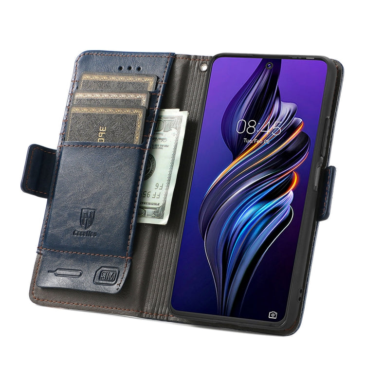 For Tecno Pova 3 CaseNeo Splicing Dual Magnetic Buckle Leather Phone Case