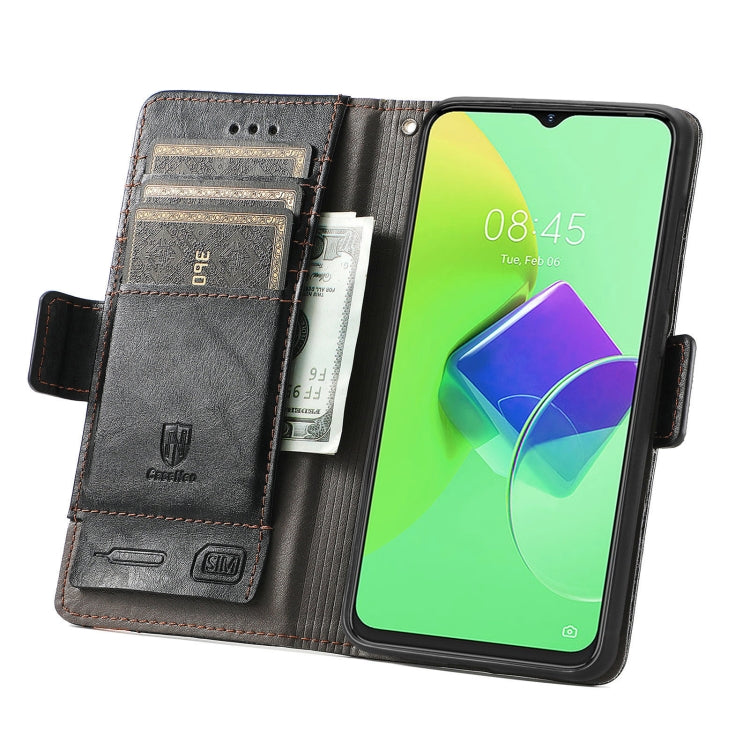For Tecno Spark 9 Pro CaseNeo Splicing Dual Magnetic Buckle Leather Phone Case
