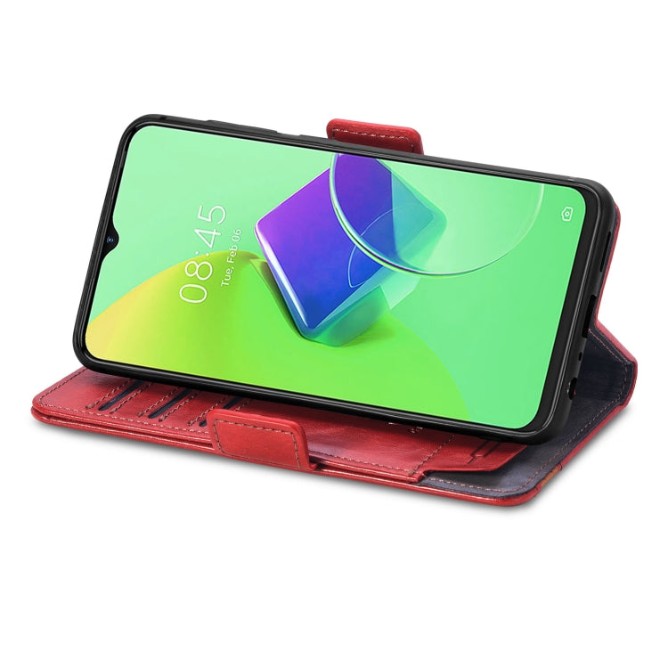 For Tecno Spark 9 Pro CaseNeo Splicing Dual Magnetic Buckle Leather Phone Case