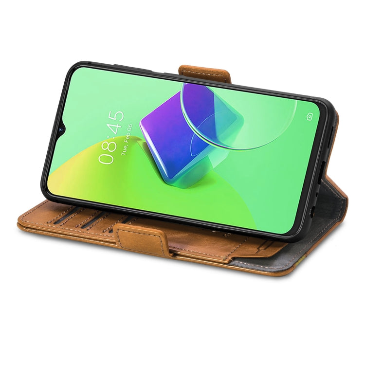 For Tecno Spark 9 Pro CaseNeo Splicing Dual Magnetic Buckle Leather Phone Case