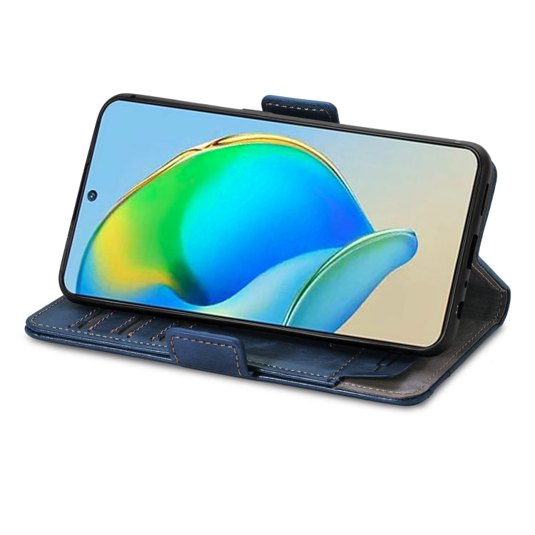 For ZTE Blade V40s CaseNeo Splicing Dual Magnetic Buckle Leather Phone Case