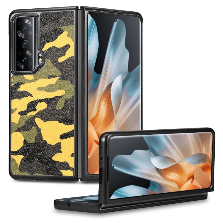 For Honor Magic VS Camouflage Leather Back Cover Phone Case