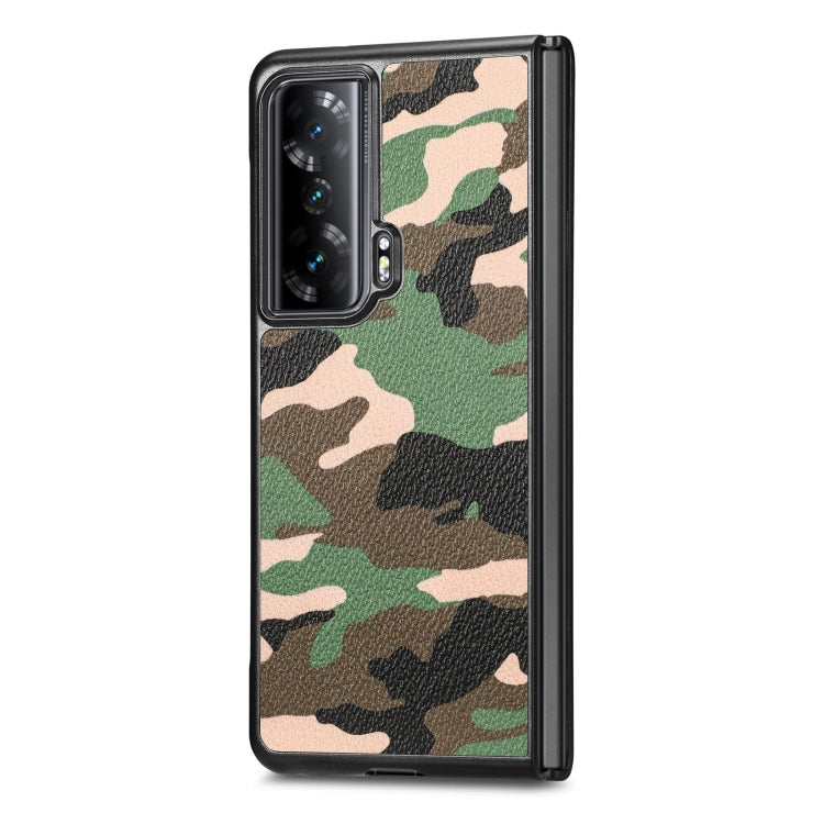 For Honor Magic VS Camouflage Leather Back Cover Phone Case