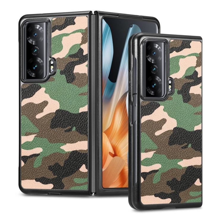 For Honor Magic VS Camouflage Leather Back Cover Phone Case